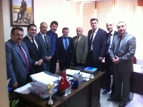 Artvin İl Sağlık Müdürüne Hayırlı olsun ziyareti